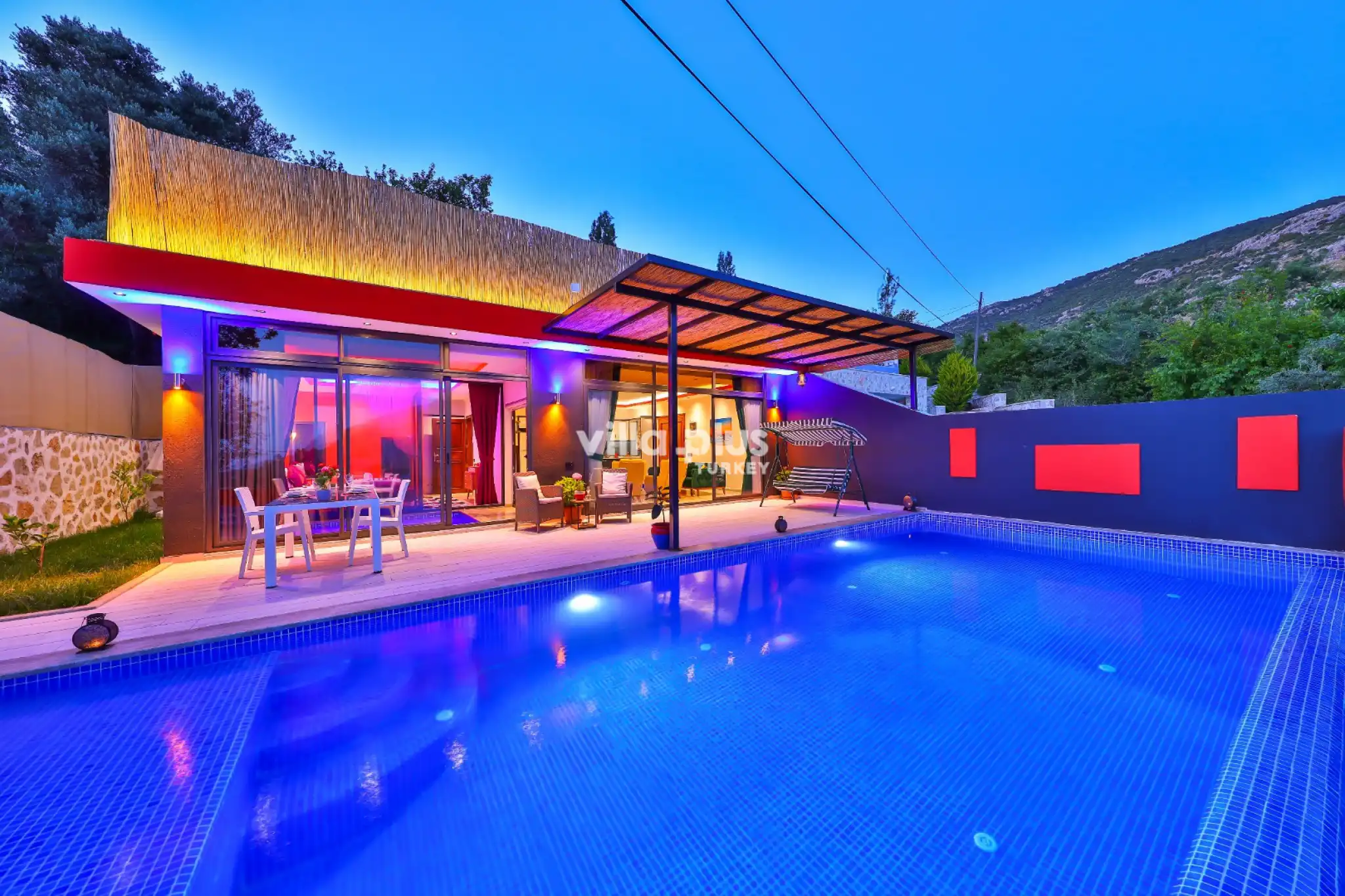 Weekly Conservative Honeymoon Villa for Rent in Kalkan