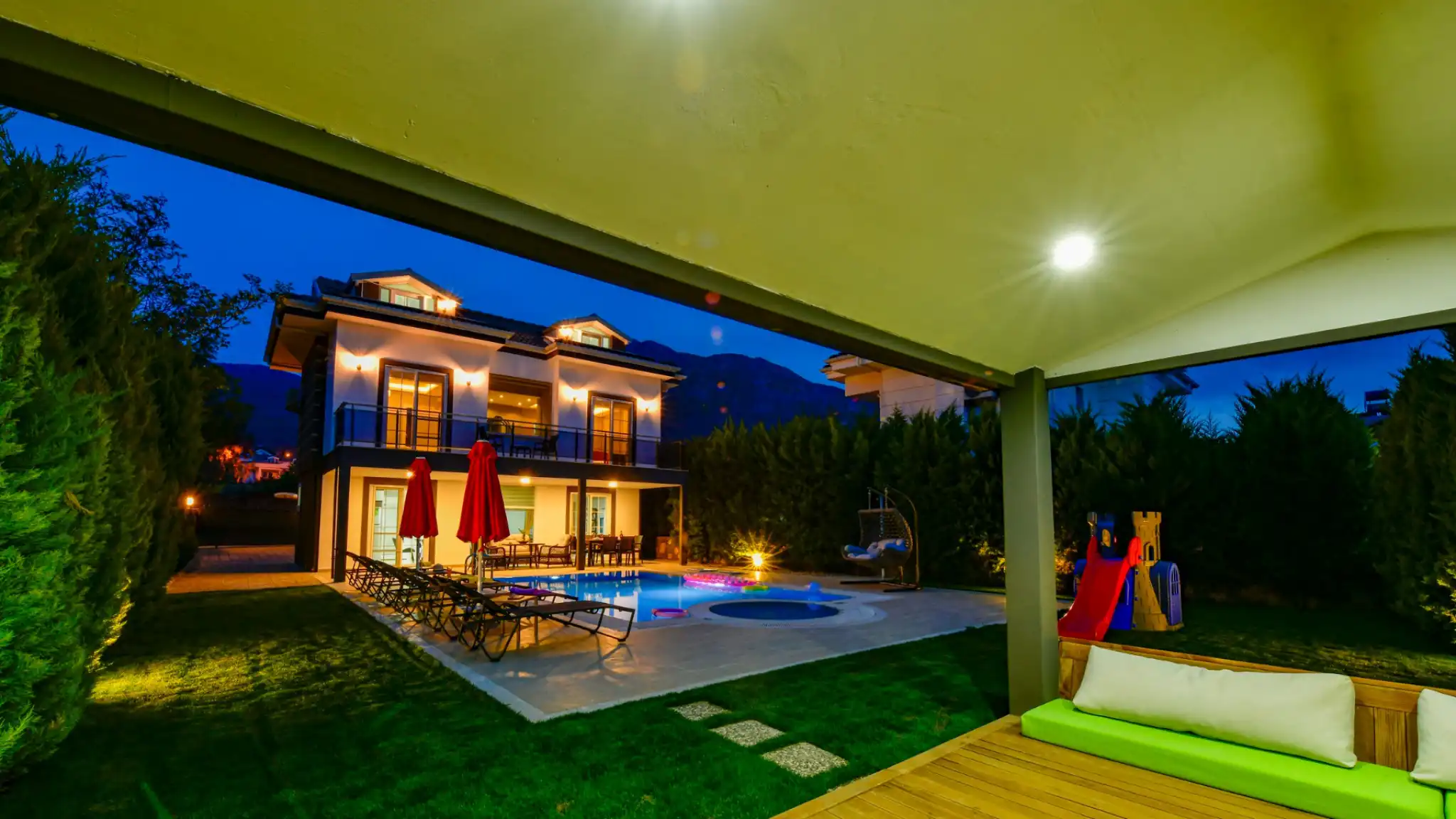Villa Mirava is a vacation option in Hisaronu that includes a children's villa with a pool.