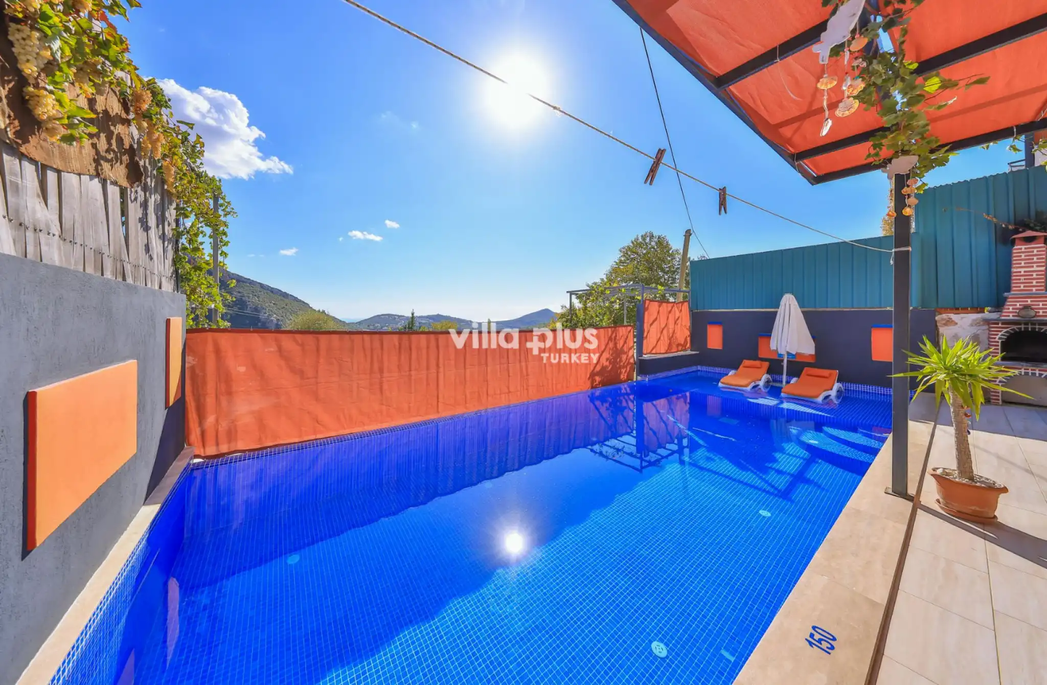 Weekly Conservative Honeymoon Villa for Rent in Kalkan