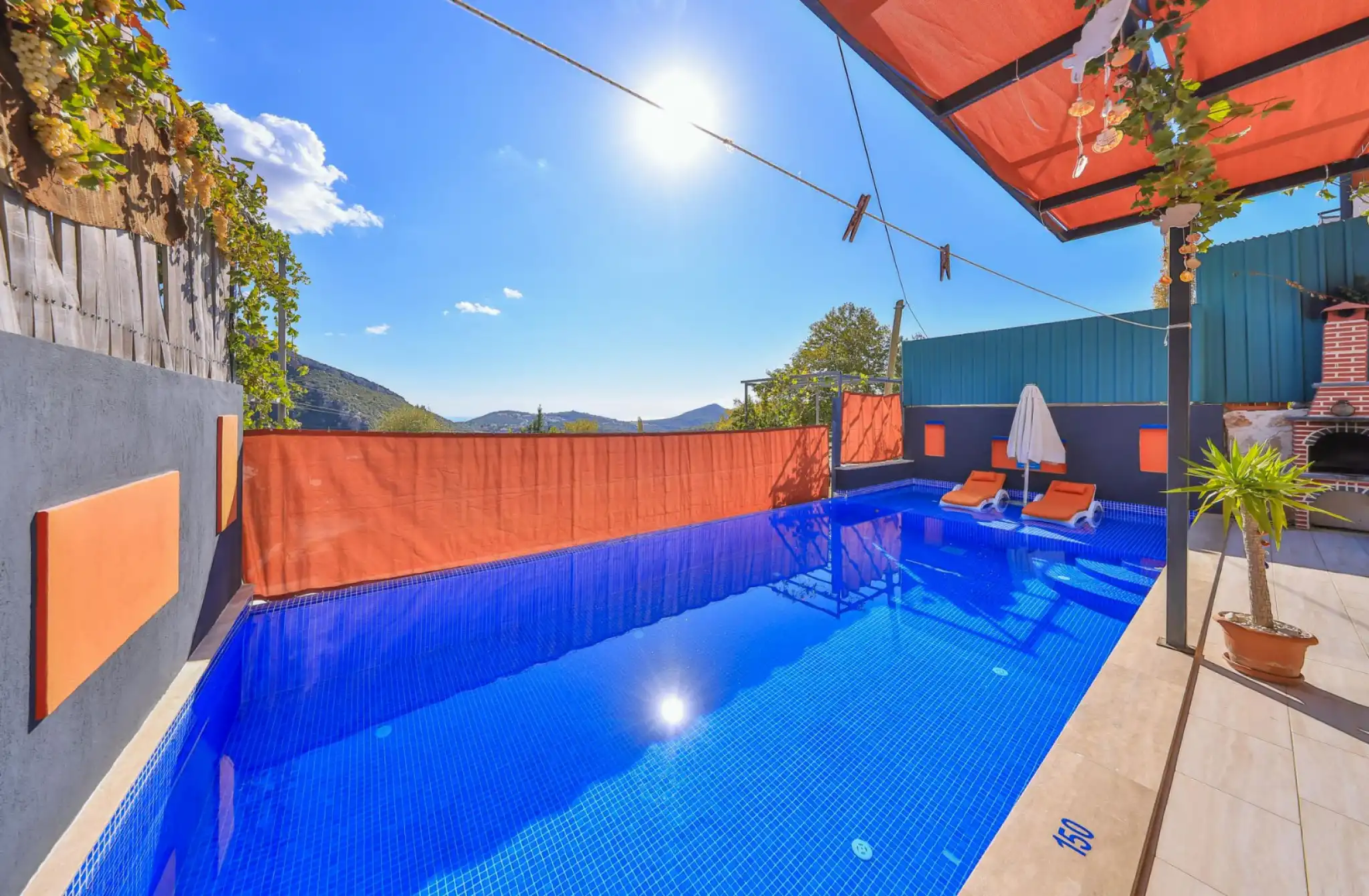 Weekly Conservative Honeymoon Villa for Rent in Kalkan