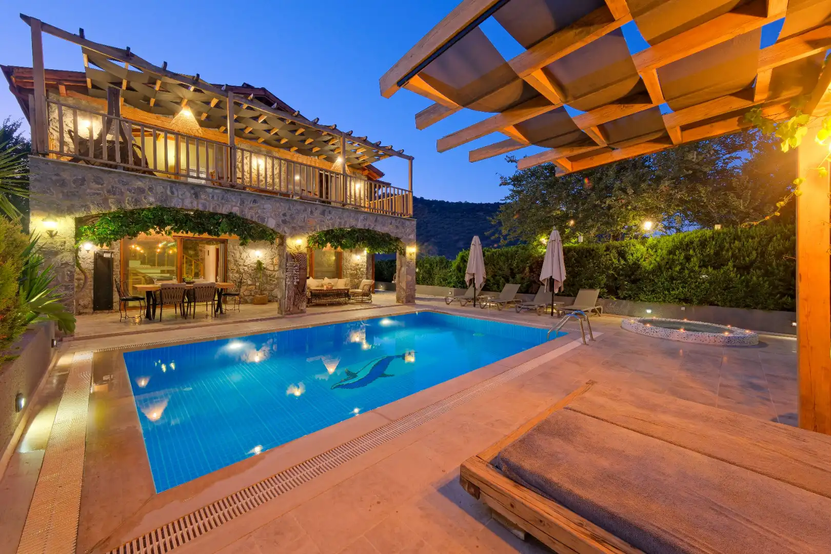 Villa Kaya 2 in Kayakoy, with Private Pool