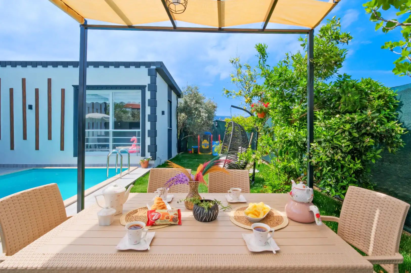 VİLLA PAMİRA DUO 3 in Hisaronu, with Private Pool