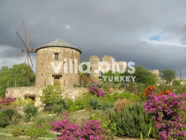 Traditional Old Kızlan Windmills 