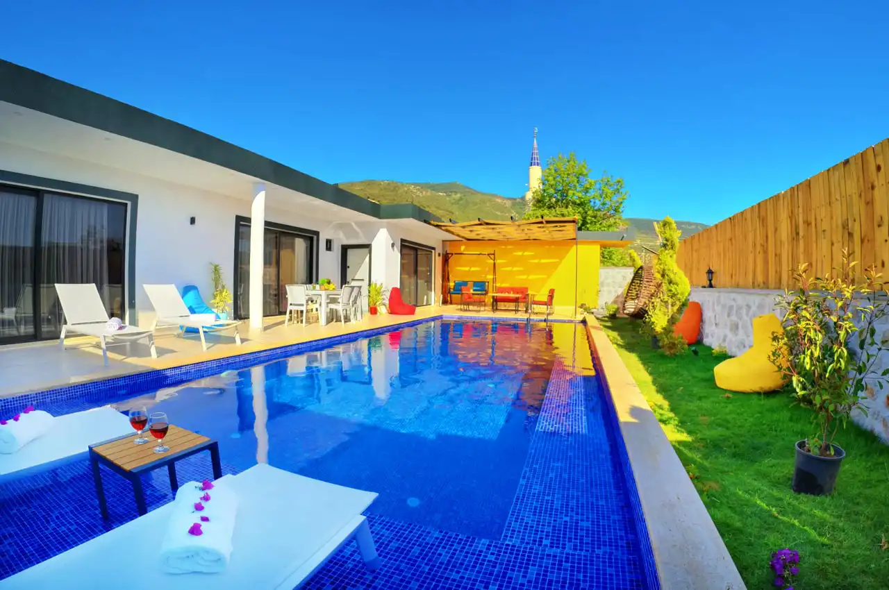 Villa Zeytun in Caykoy, with Private Pool