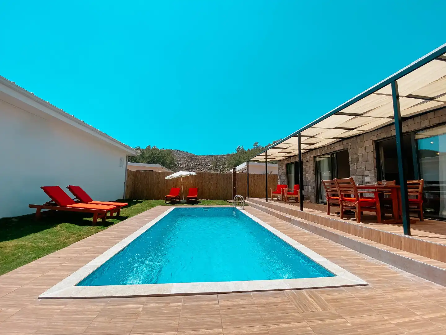 VİLLA PAMİRA DUO 5 in Hisaronu, with Private Pool