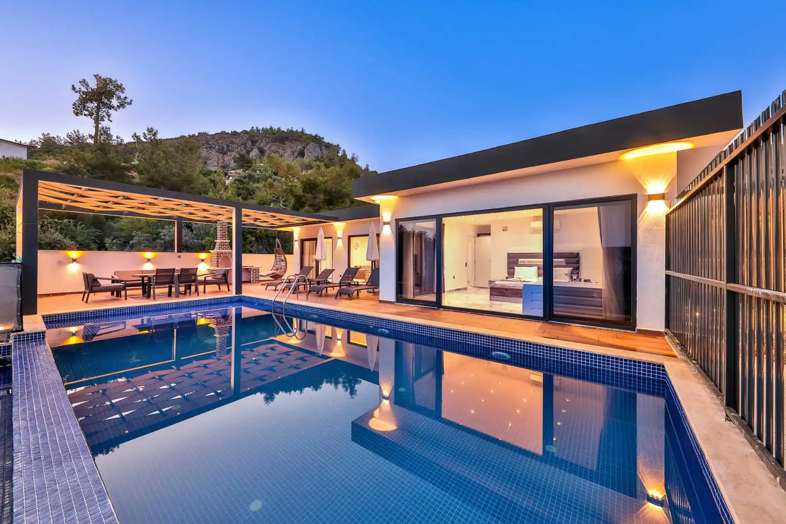 Villa Mortela in İslamlar, with Private Pool