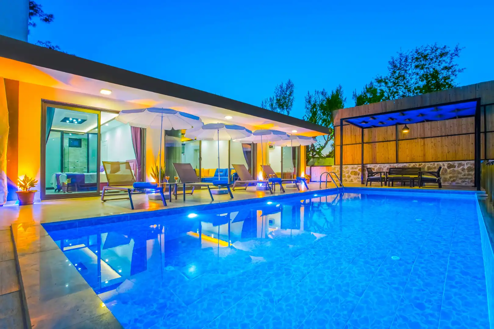 Villa Ayles in İslamlar, with Private Pool