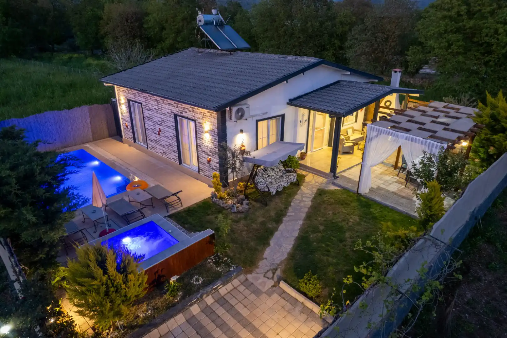 VİLLA İNCİ KAYAKÖY in Kayakoy, with Private Pool