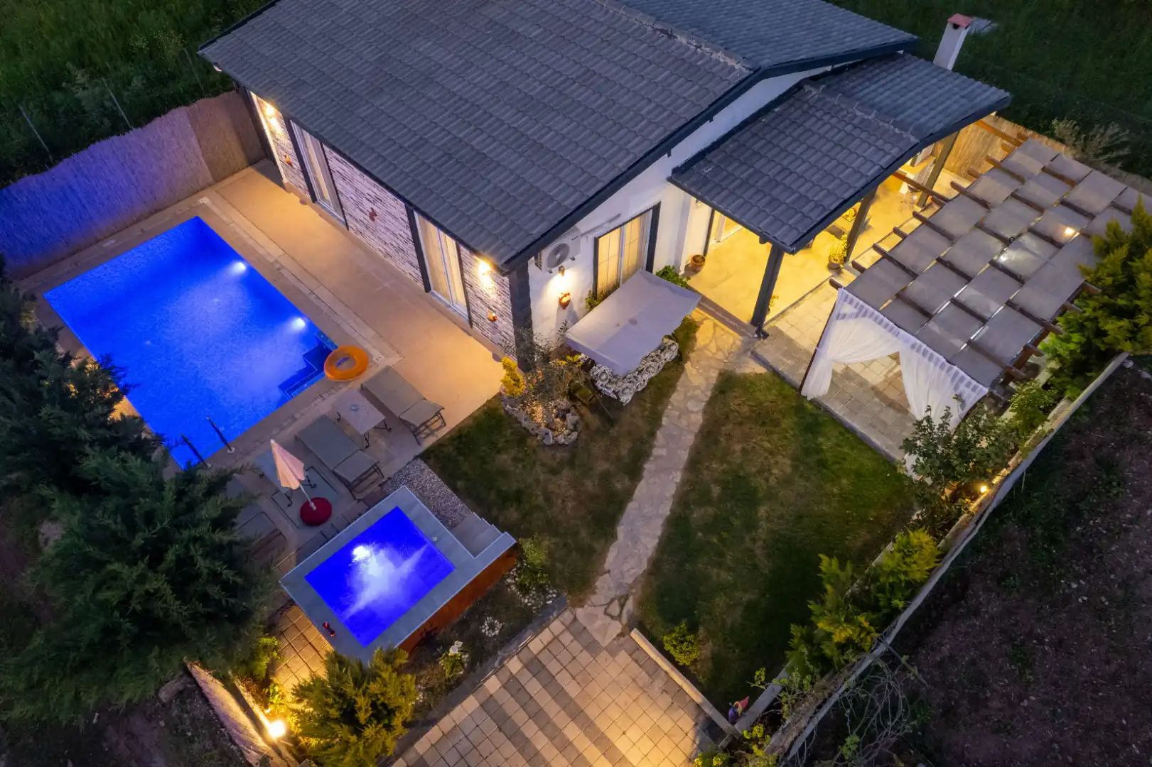 VİLLA İNCİ KAYAKÖY in Kayakoy, with Private Pool