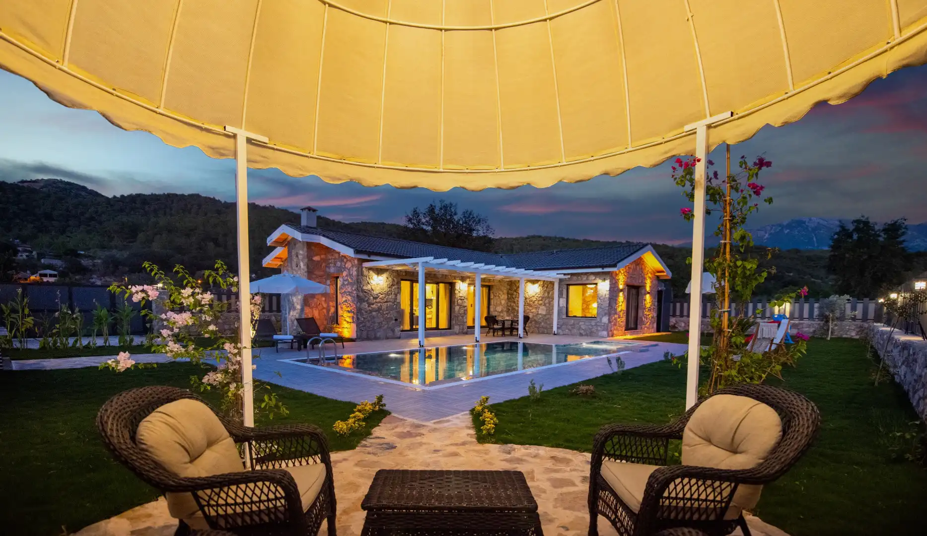 Villa Marlin in Kayakoy, with Private Pool