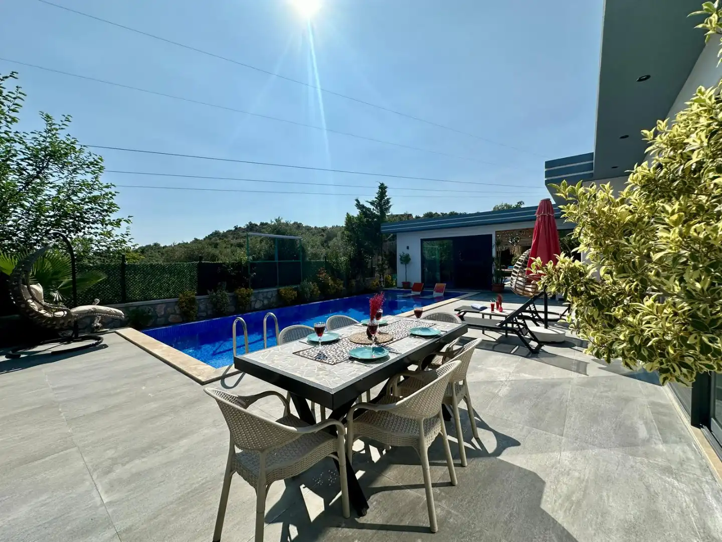 Villa Renk in Caykoy, with Private Pool