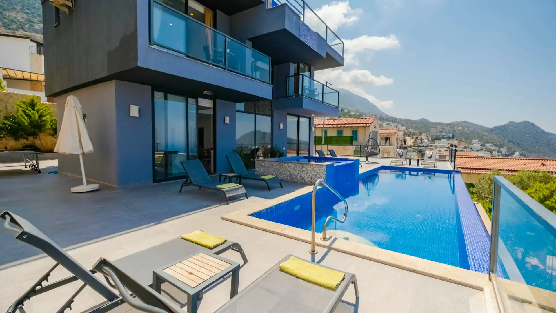 Villa Waterfall in Kiziltas, with Private Pool