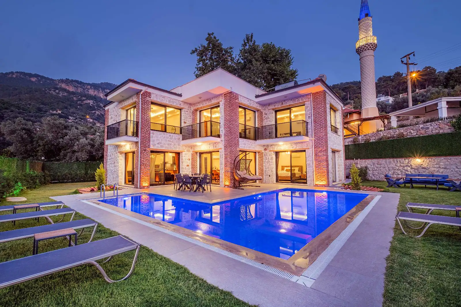 Villa Dominik in Faralya, with Private Pool