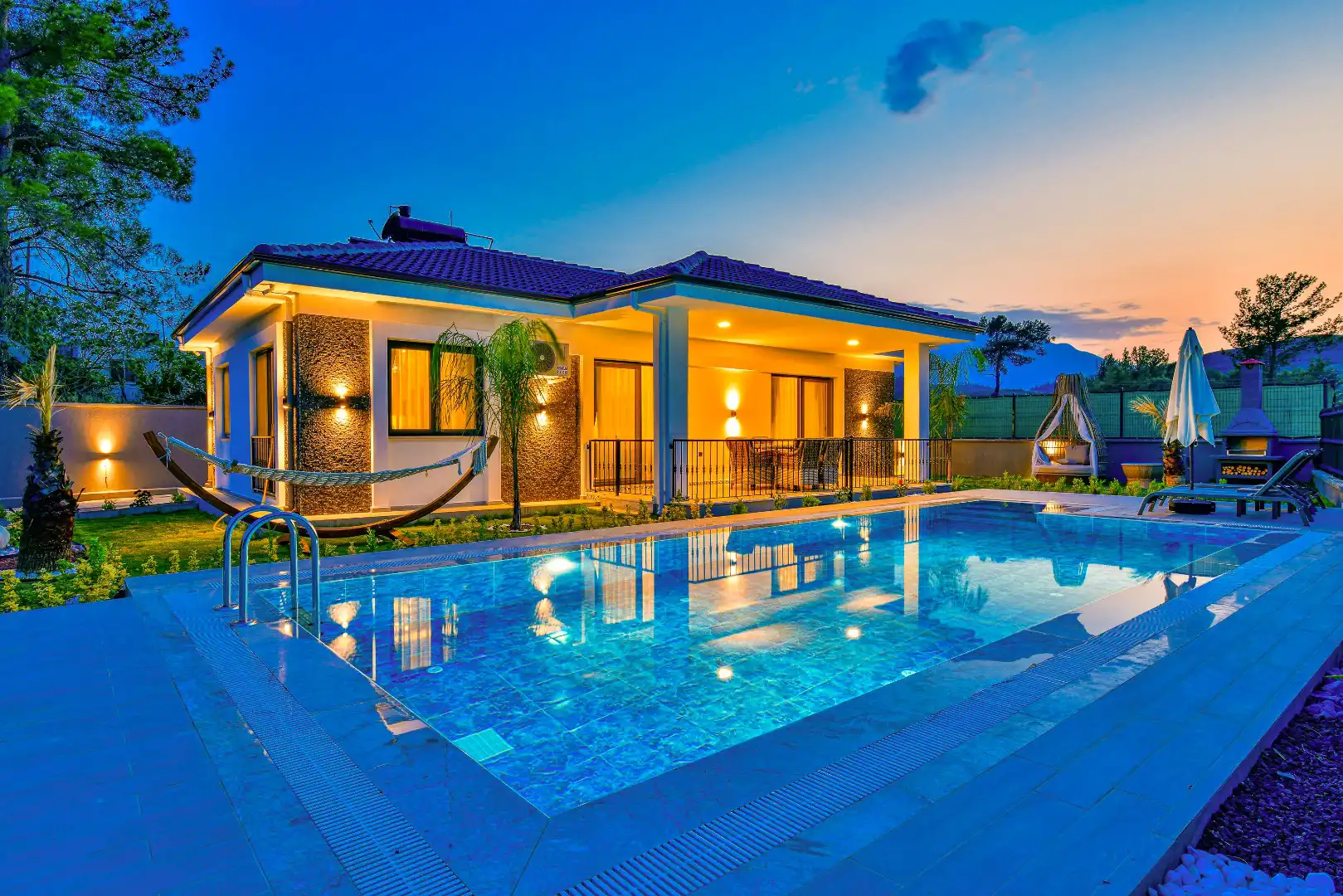 Villa Ozgu in Seydikemer, with Private Pool