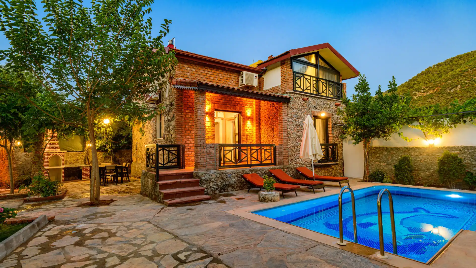 Villa Sarnıc in Kayakoy, with Private Pool