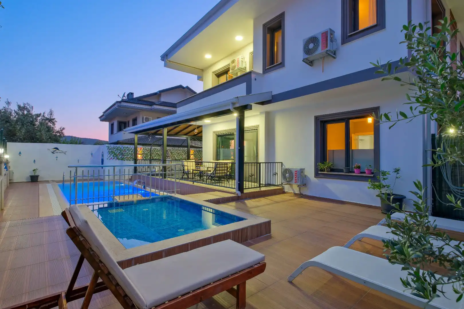 VİLLA BEYAZ YEŞİLÜZÜMLÜ in Yesil Uzumlu, with Private Pool