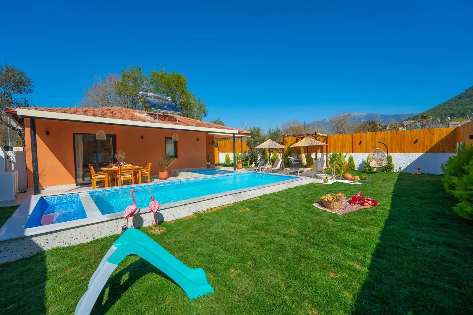 Villa CARDİN in Kayakoy, with Private Pool