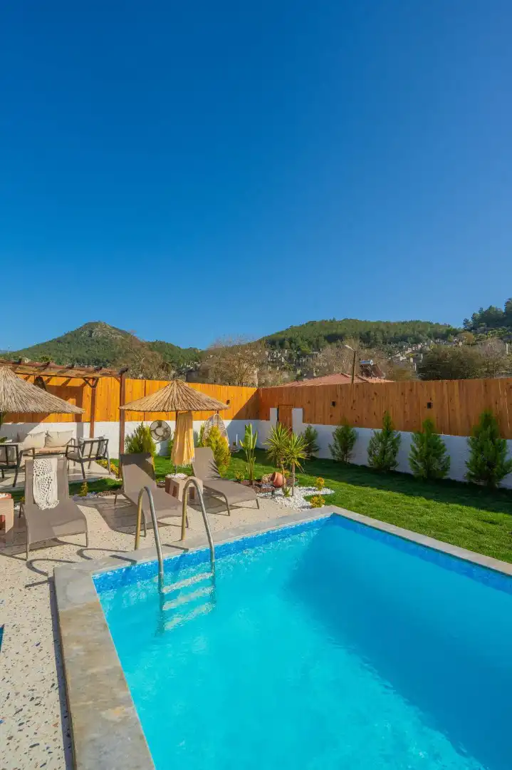 Villa CARDİN in Kayakoy, with Private Pool