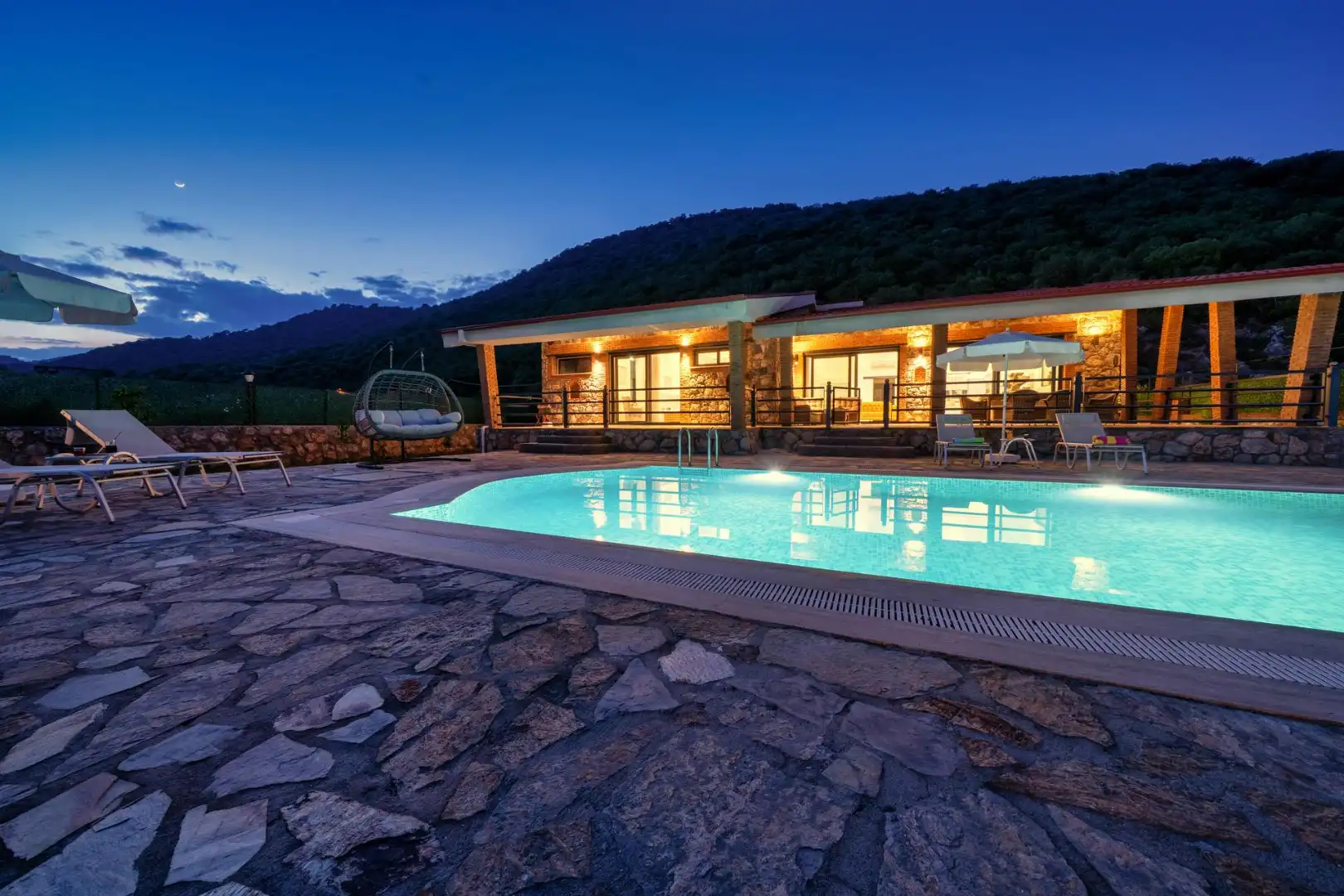 Villa Duru in Kayakoy, with Private Pool