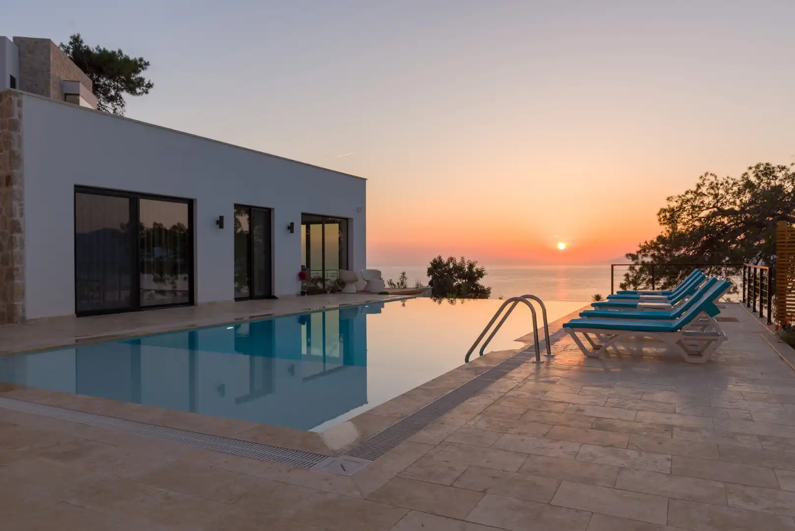 Villa White House in Faralya, with Private Pool