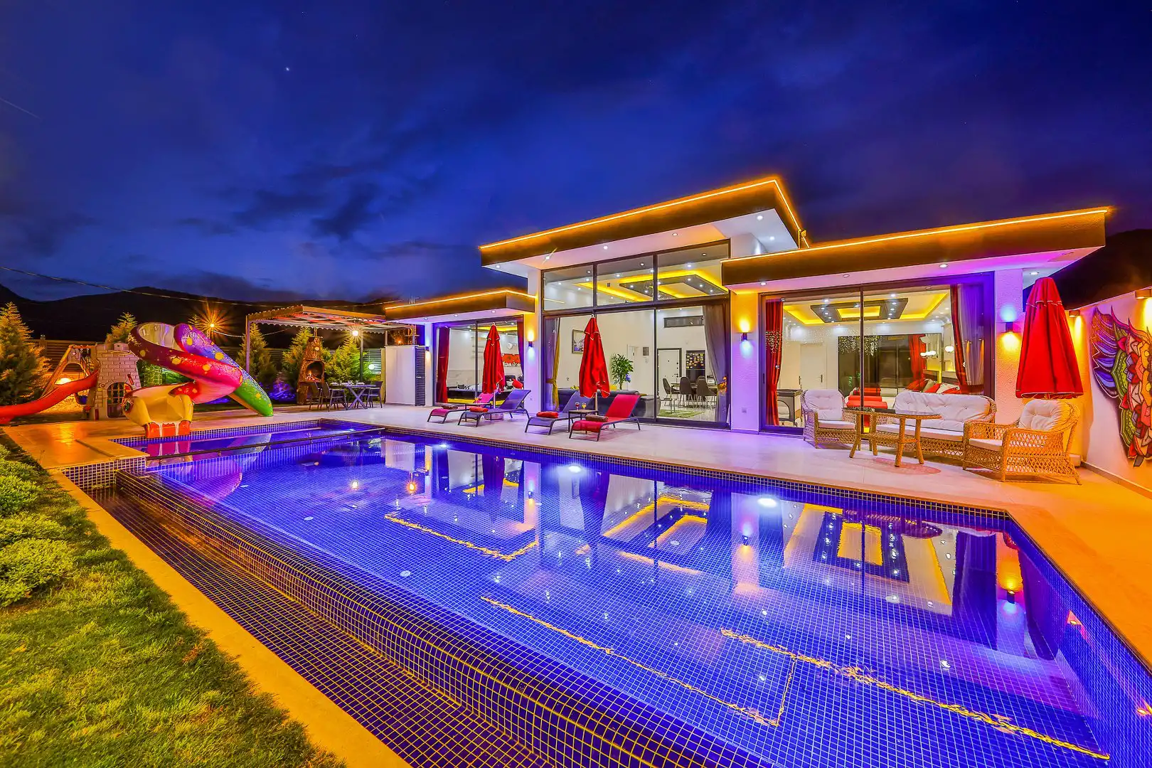 VILLA BRIDE SILVER in Saribelen, with Private Pool