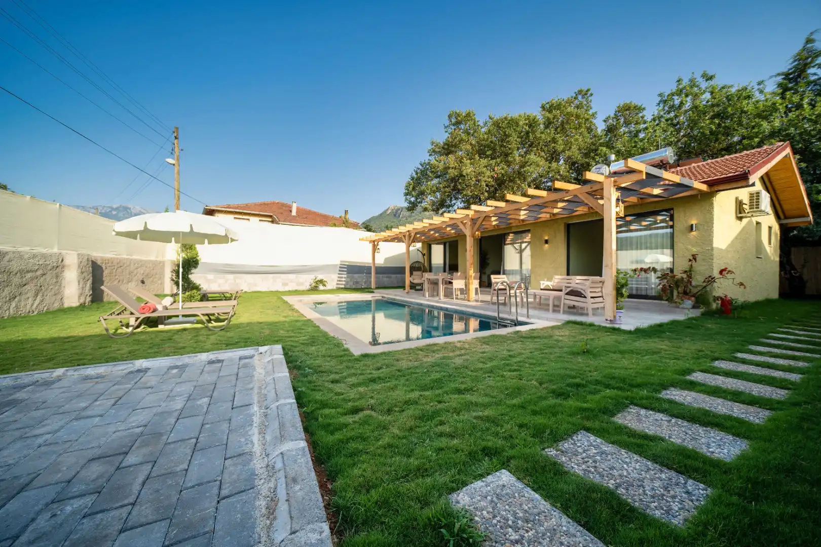 VILLA MINERVA TRIO in Kayakoy, with Private Pool