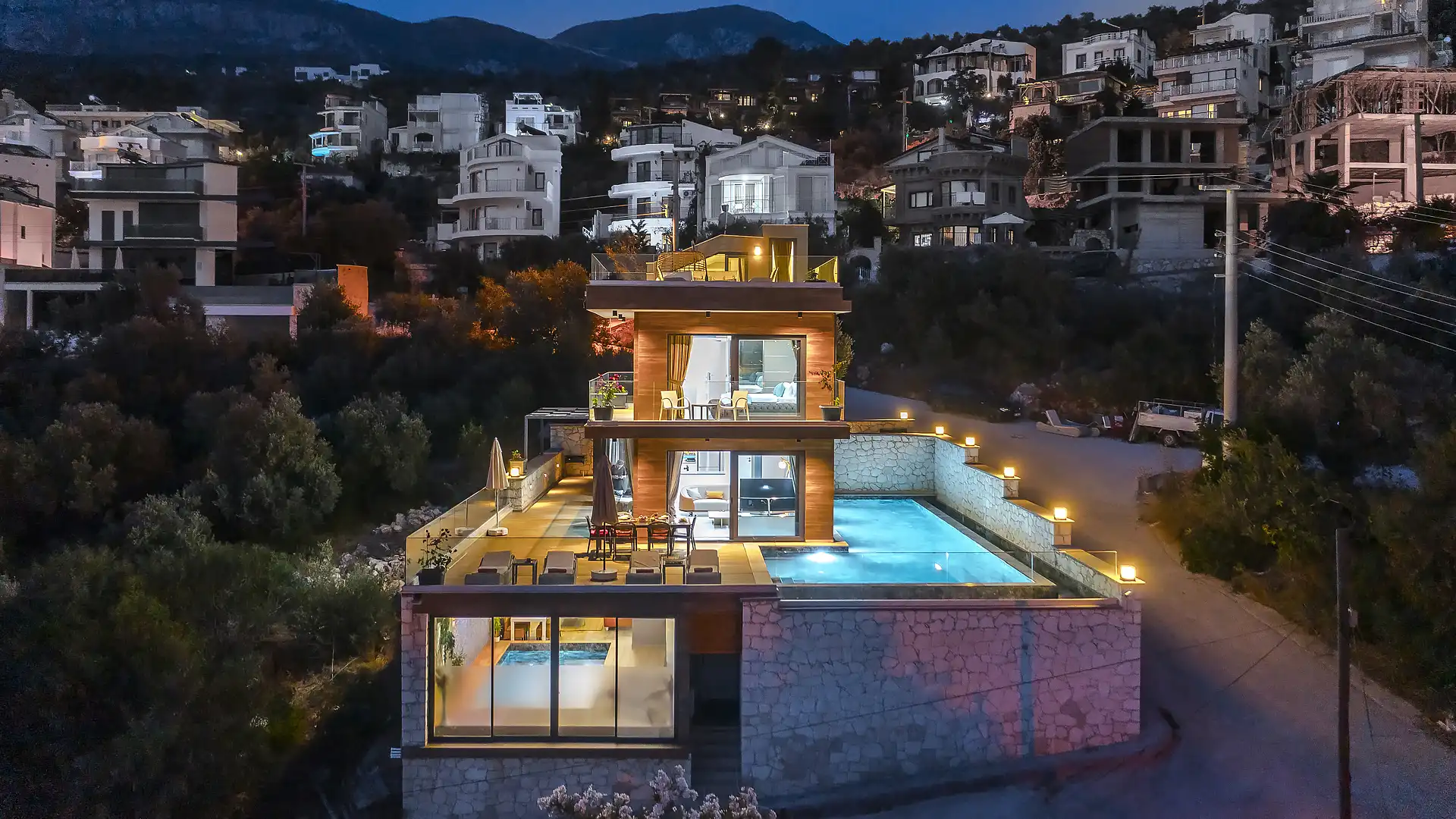 VILLA MIRAGE in Kısla, with Private Pool