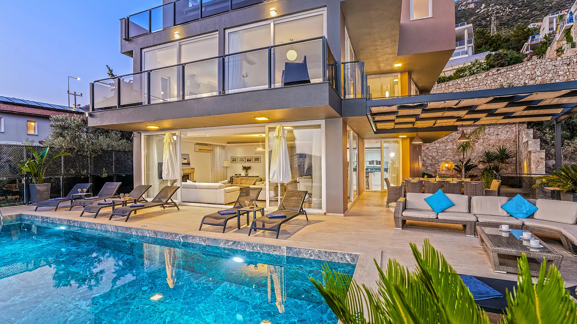 Villa West in Kalkan, with Private Pool