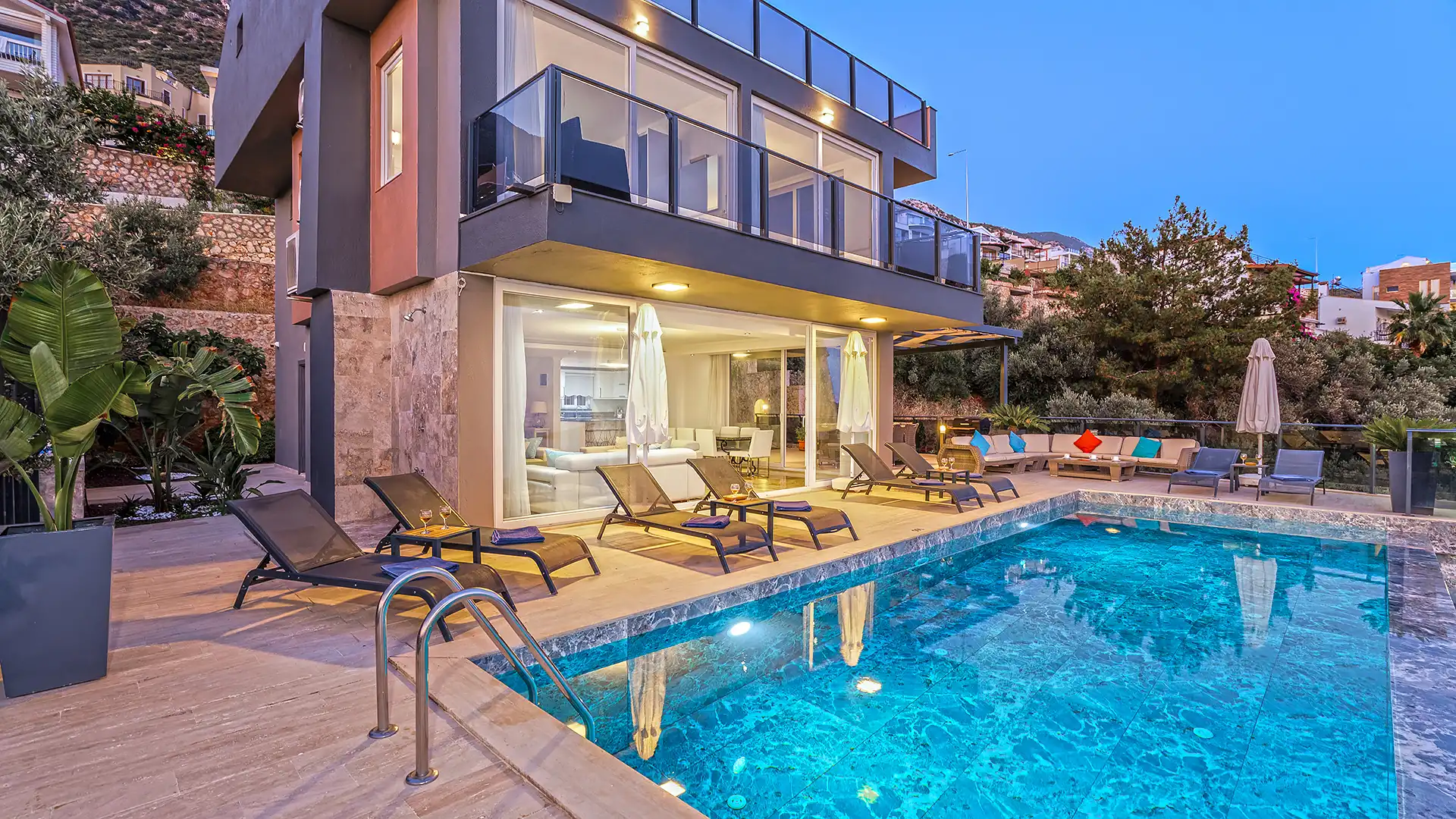 Villa West in Kalkan, with Private Pool